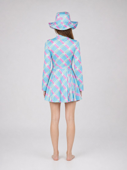 Barbie Cosplay Costume: Dress, Hat, and Belt