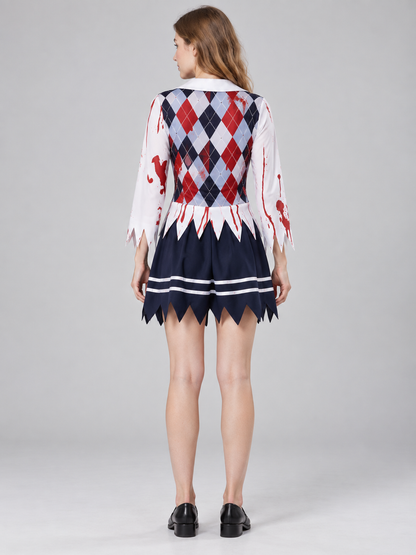 Vampire Costume with Diamond Pattern