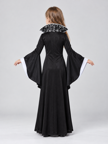 Vampire-Style Carnival Costume, Lace Dress