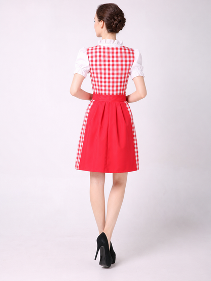 Ethnic-Style Dress with Corset Lacing
