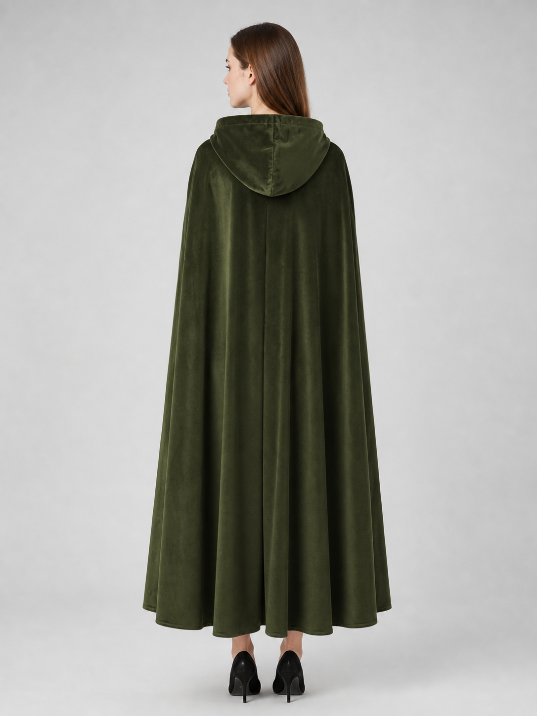 Green Hooded Carnival Cloak, Theatrical