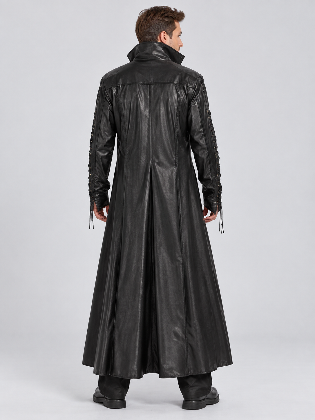 Black Vampire Costume: Cape, Vest, Pants