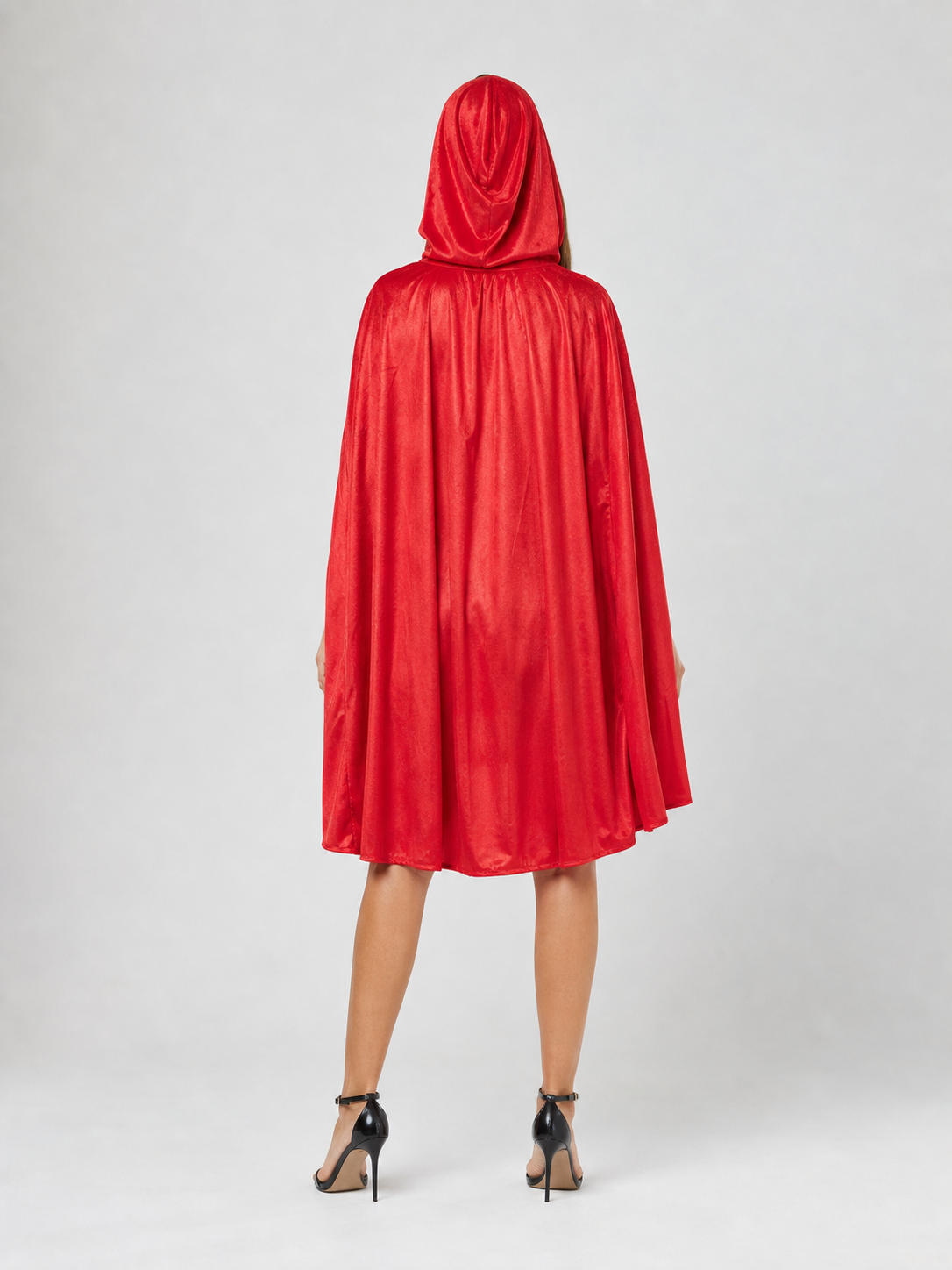 Little Red Riding Hood Costume: Hooded Dress with Cape