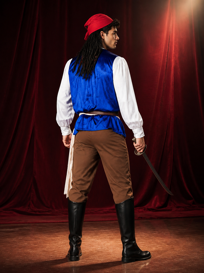 Pirate Costume for Performances and Halloween back view