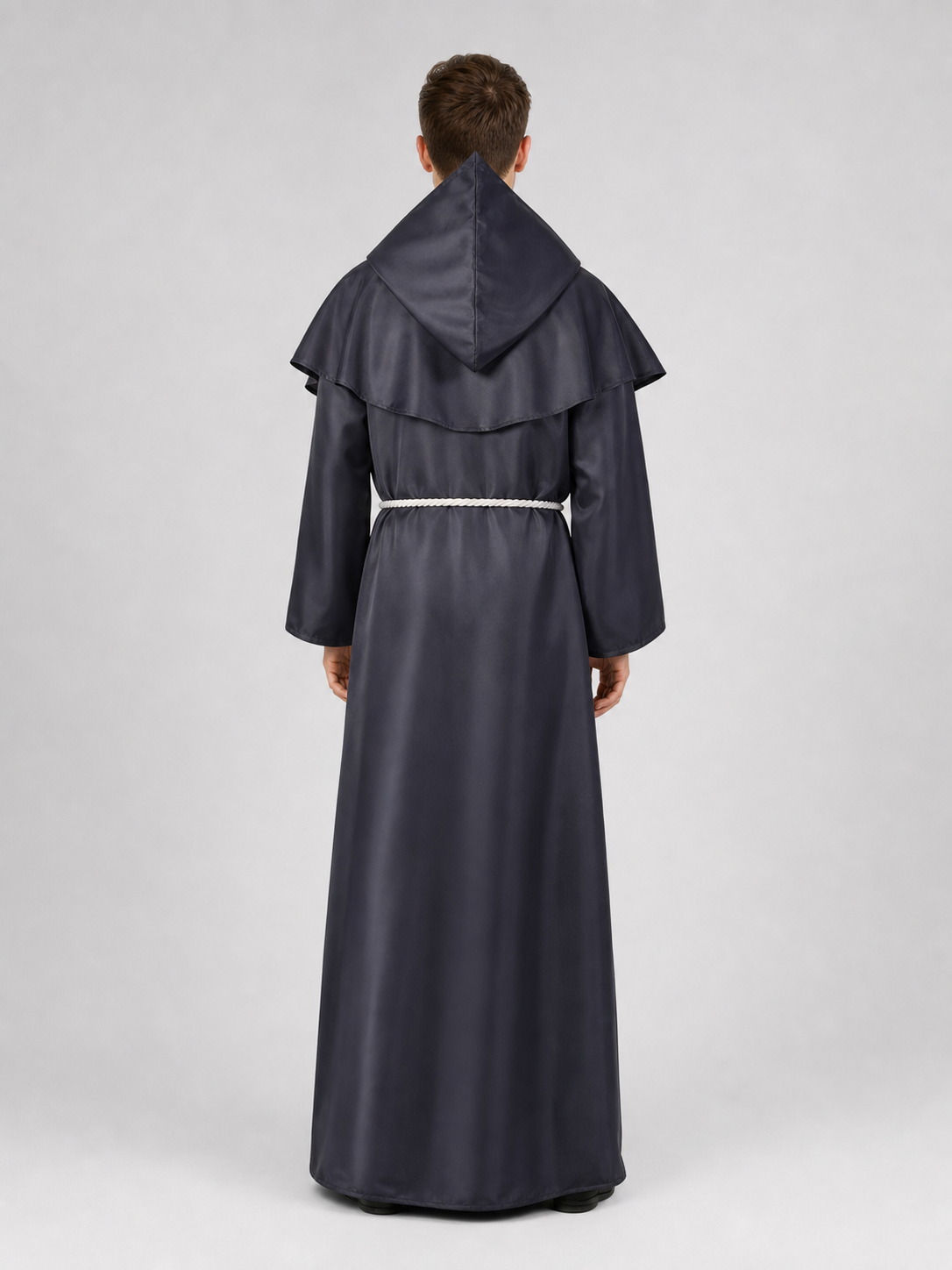 Hooded Monk Costume, Medieval Cloak