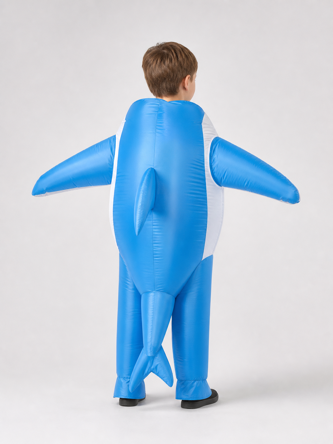 Inflatable Shark Costume with USB Fan for Parties