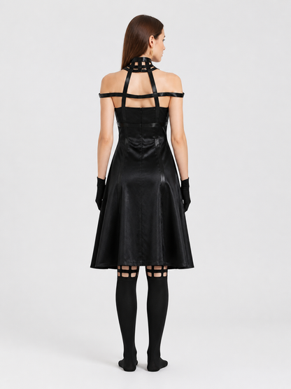 Yor Forger Spy x Family Cosplay Dress with Accessories back view