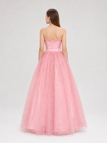 Pink Glinda cosplay dress for Halloween