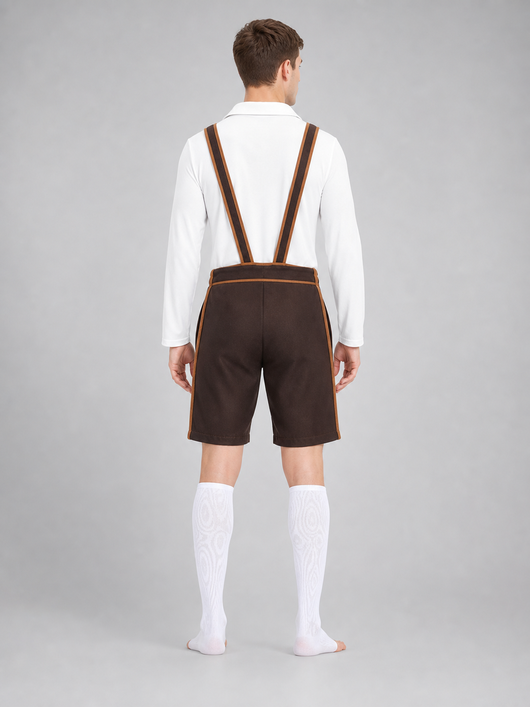 Bavarian Costume with Shirt and Shorts for Oktoberfest