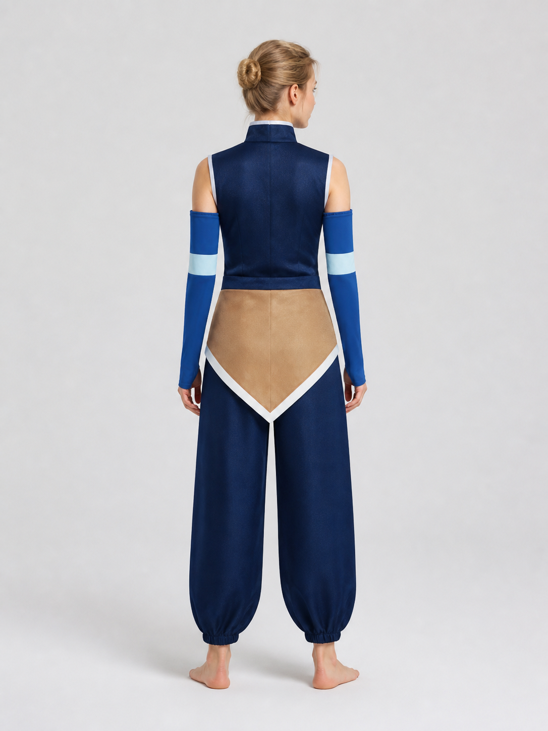 Avatar Zuko and Katara Cosplay Costume with Belt and Arm Guards
