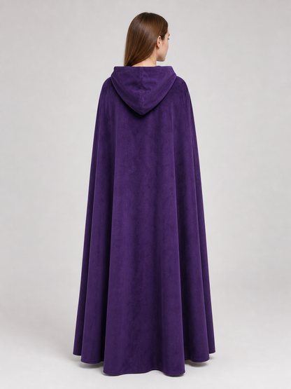 Purple Carnival Cloak with Hood