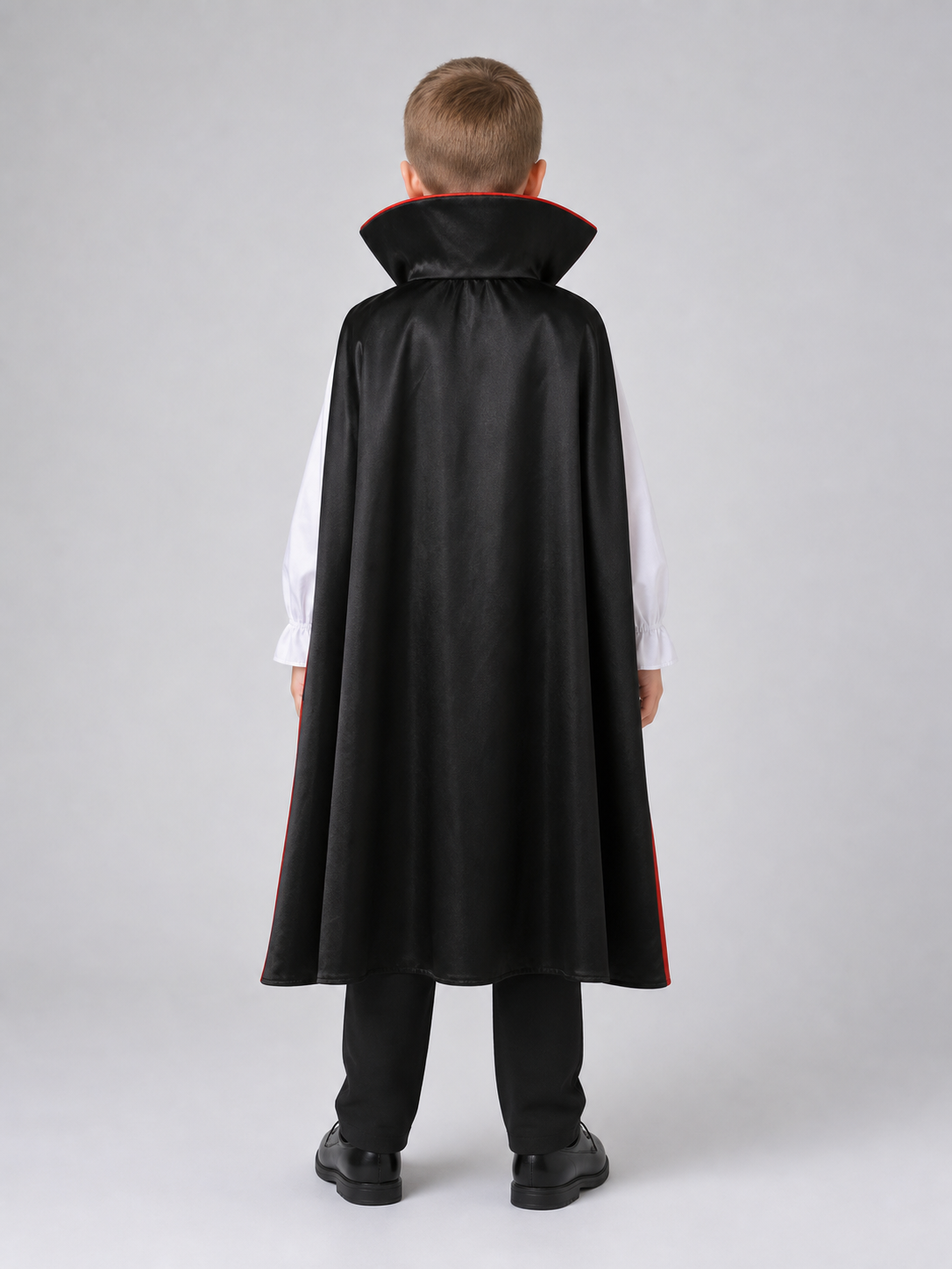 Vampire costume with cape and cane