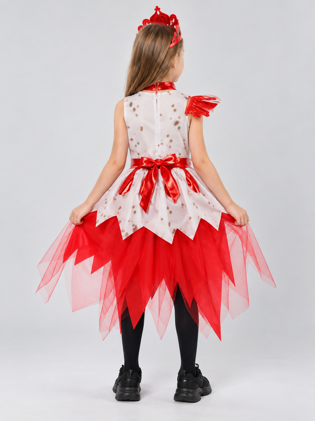 Vampire Costume with Dress and Crown