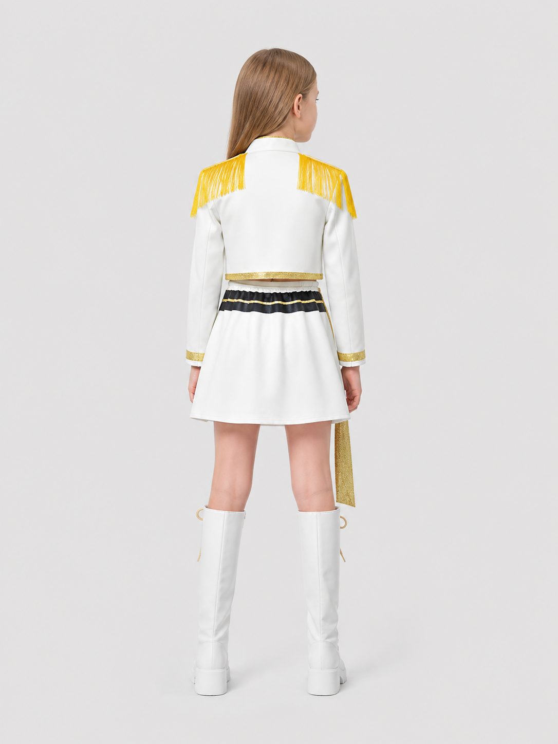 Stage Cosplay Costume, Top and Skirt back view