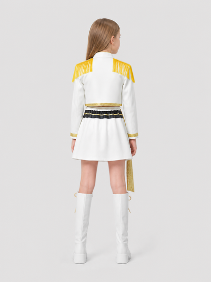 Stage Cosplay Costume, Top and Skirt back view