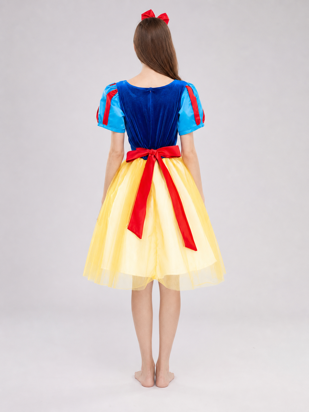Snow White Costume Dress with Cape and Headband