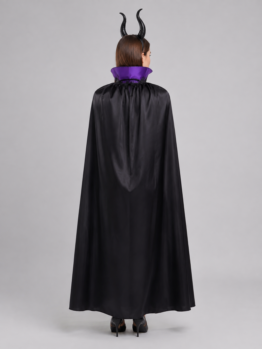 Witch Costume with Cape and Accessories back view