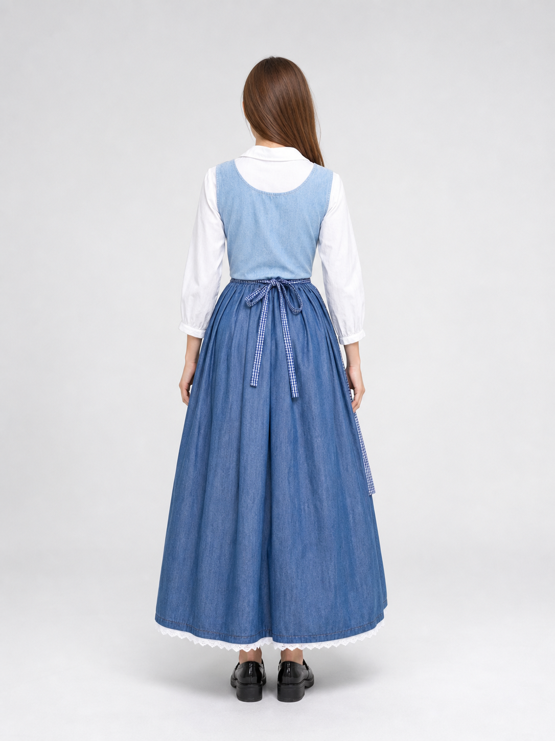 Folk-Style Carnival Costume with Long Skirt