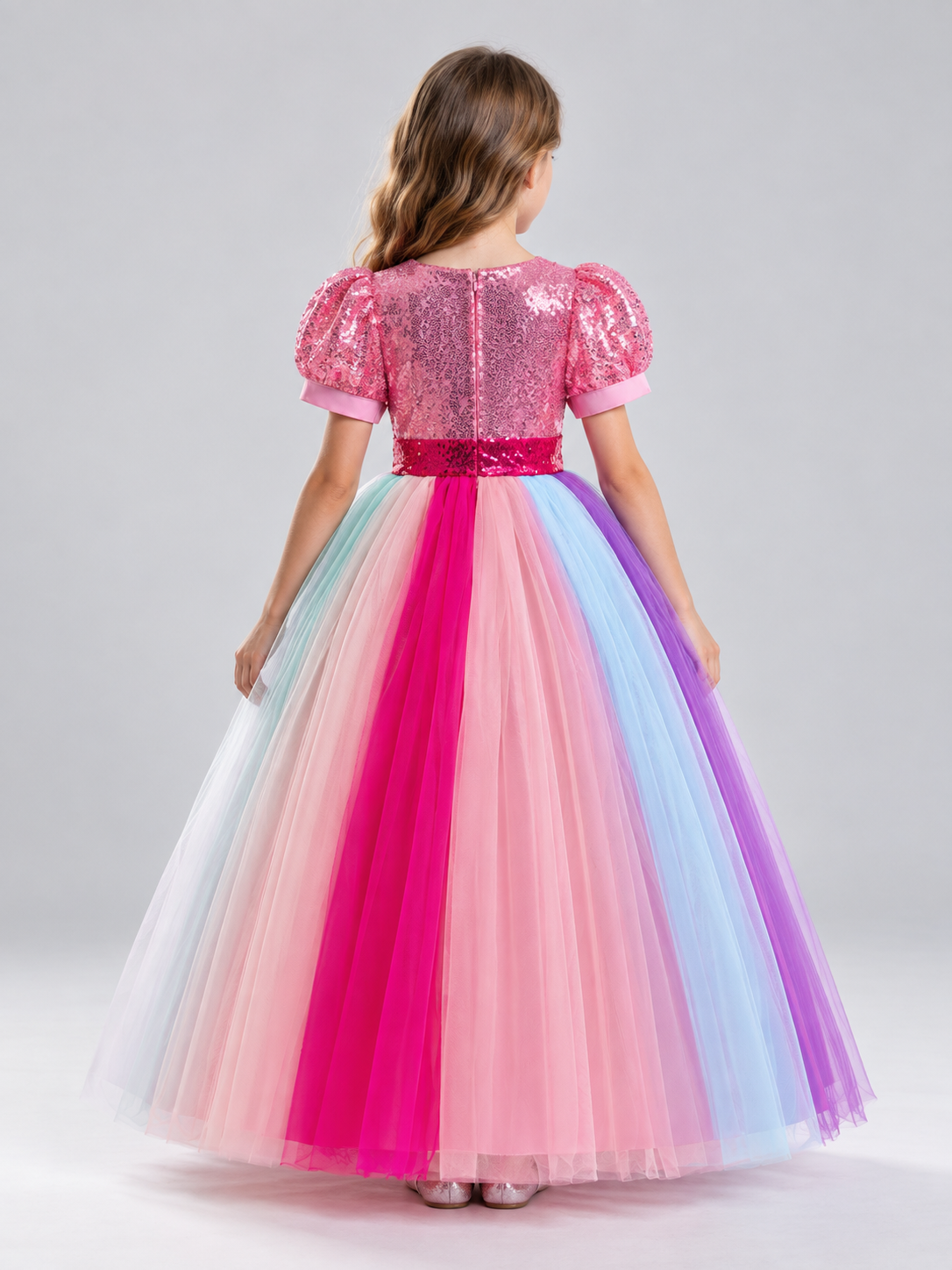 Kids' Sequin and Tulle Costume Dress