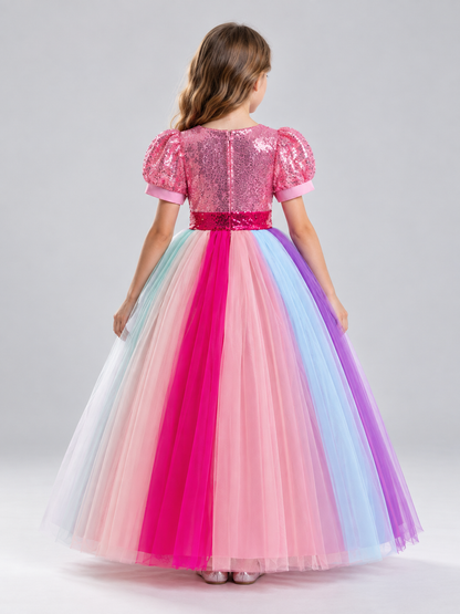 Kids' Sequin and Tulle Costume Dress