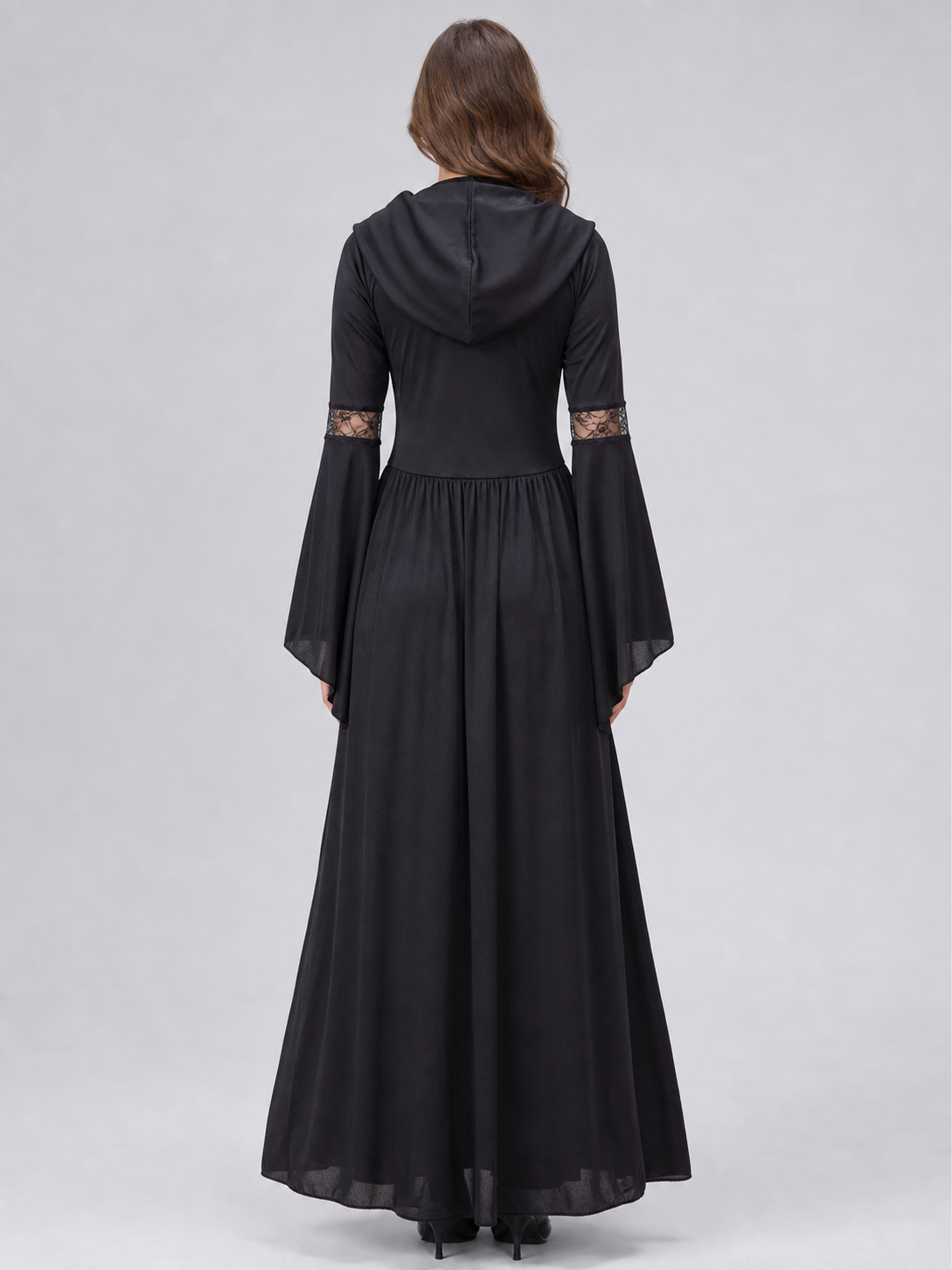 Costume with Hood, Lace-Up Details, and Stars