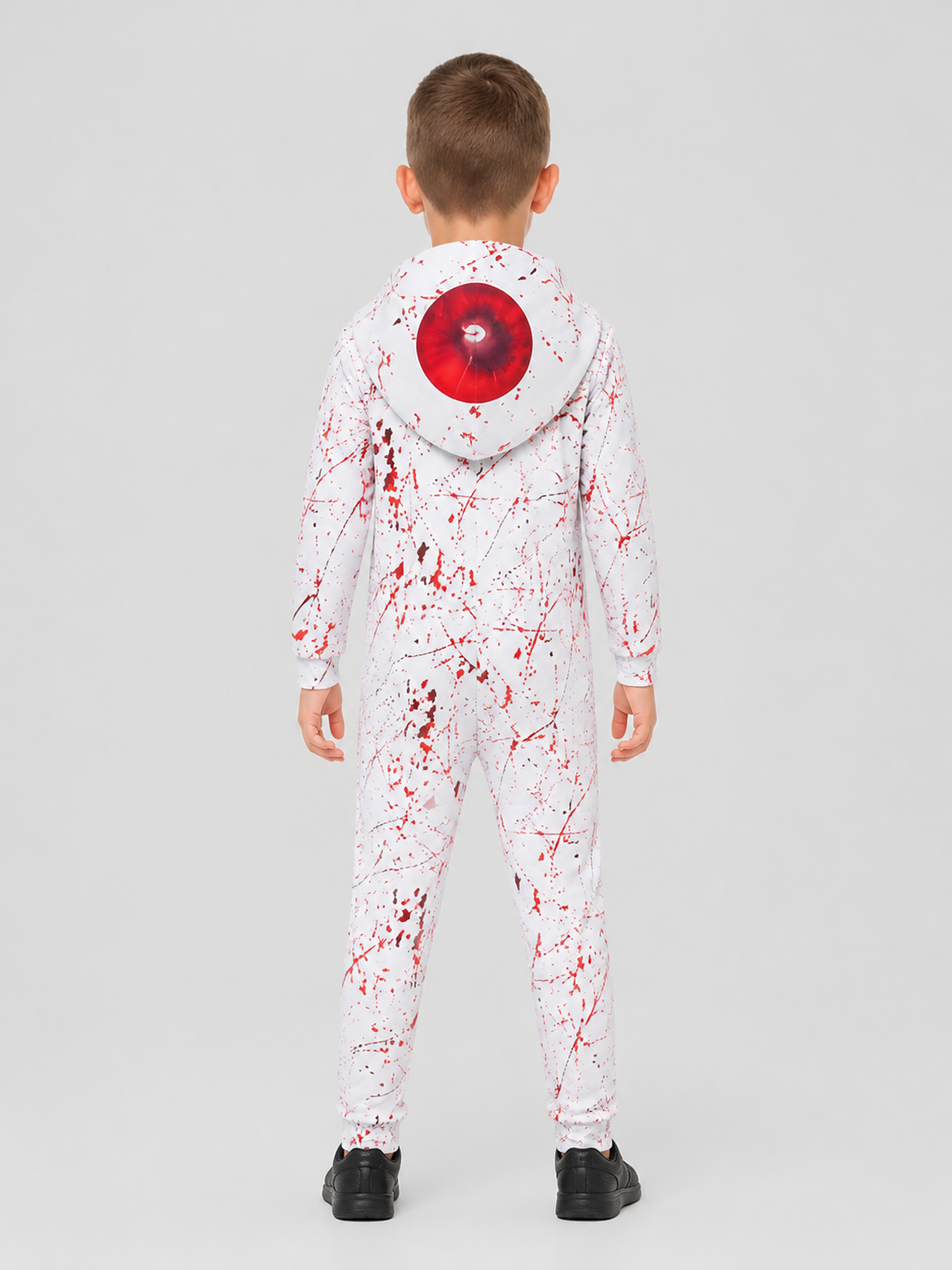 Demon Cosplay Costume, One-Piece with Hood, S–XL back view
