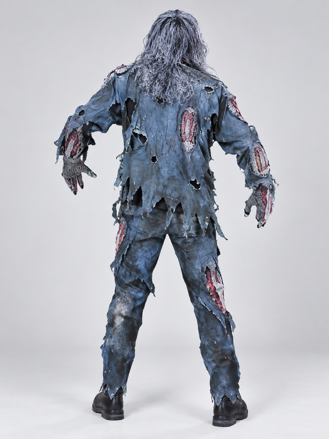 Zombie Costume with Mask and Gloves