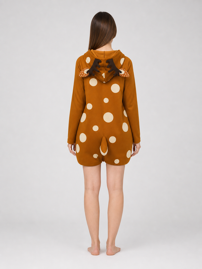 Adult Deer Costume with Antlers