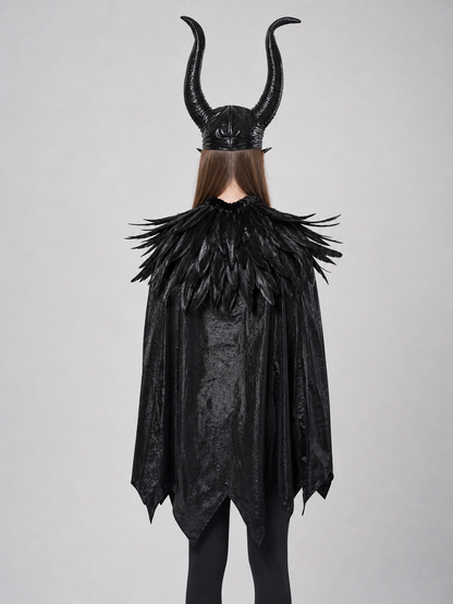 Roleplay Costume with Horned Headpiece
