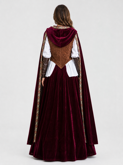 Little Red Riding Hood Costume with Cape and Skirt for Stage