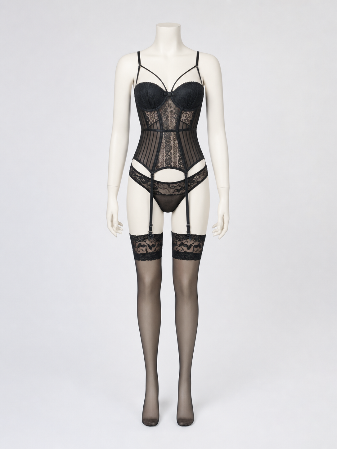 Lace Bodysuit with Thin Straps