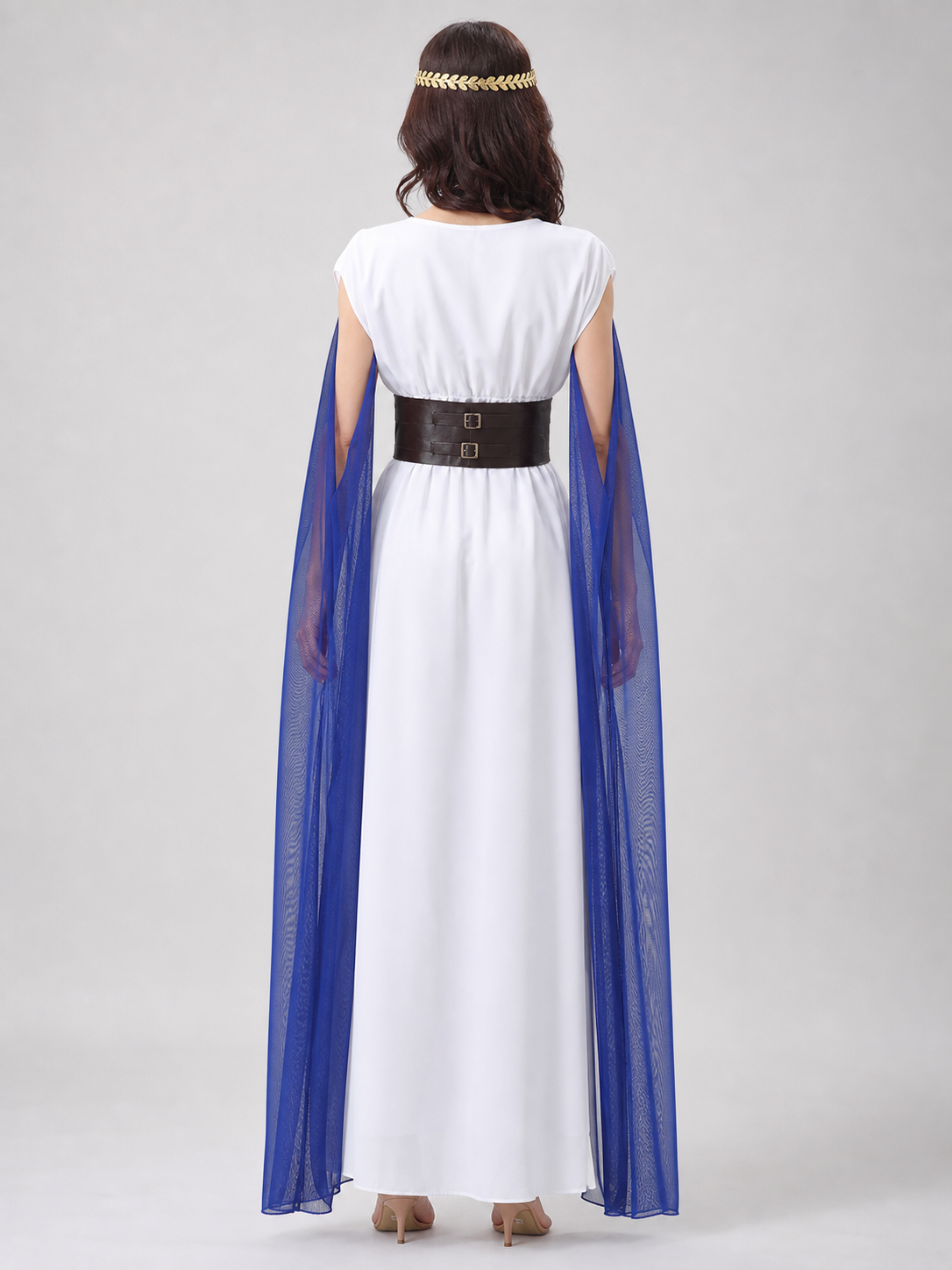 Greek-Style Carnival Costume with Cape