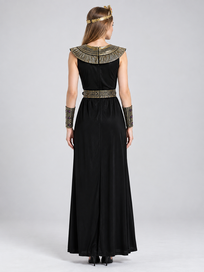 Egyptian Queen Costume with Headpiece back view