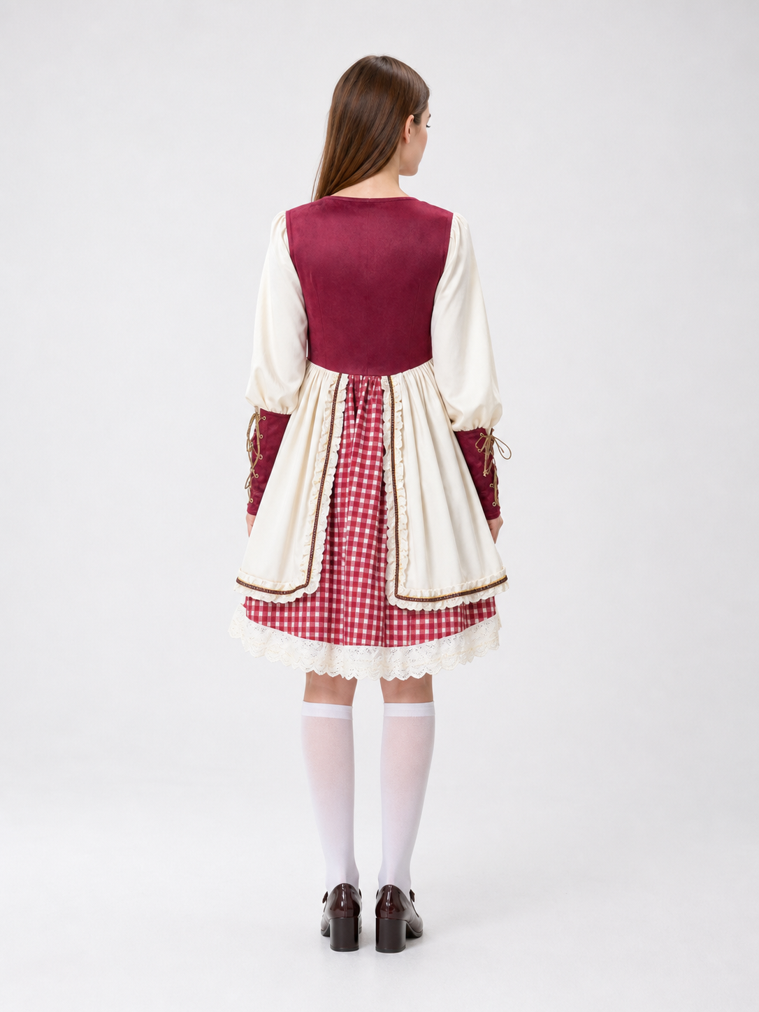 French Fairy Tale Costume Dress with Apron