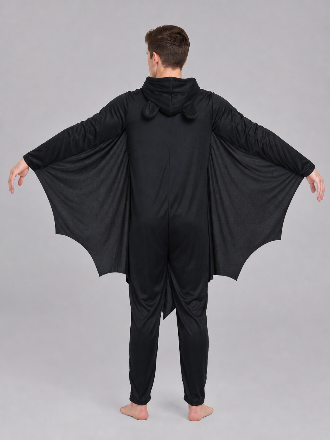 Hooded Bat Costume back view 3