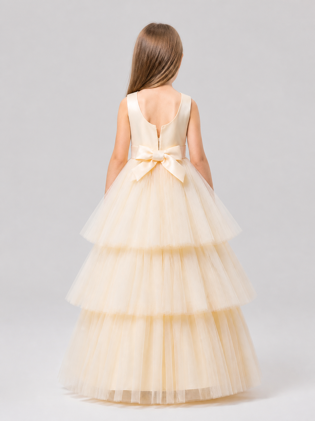 Full Tulle Princess Dress for Performances