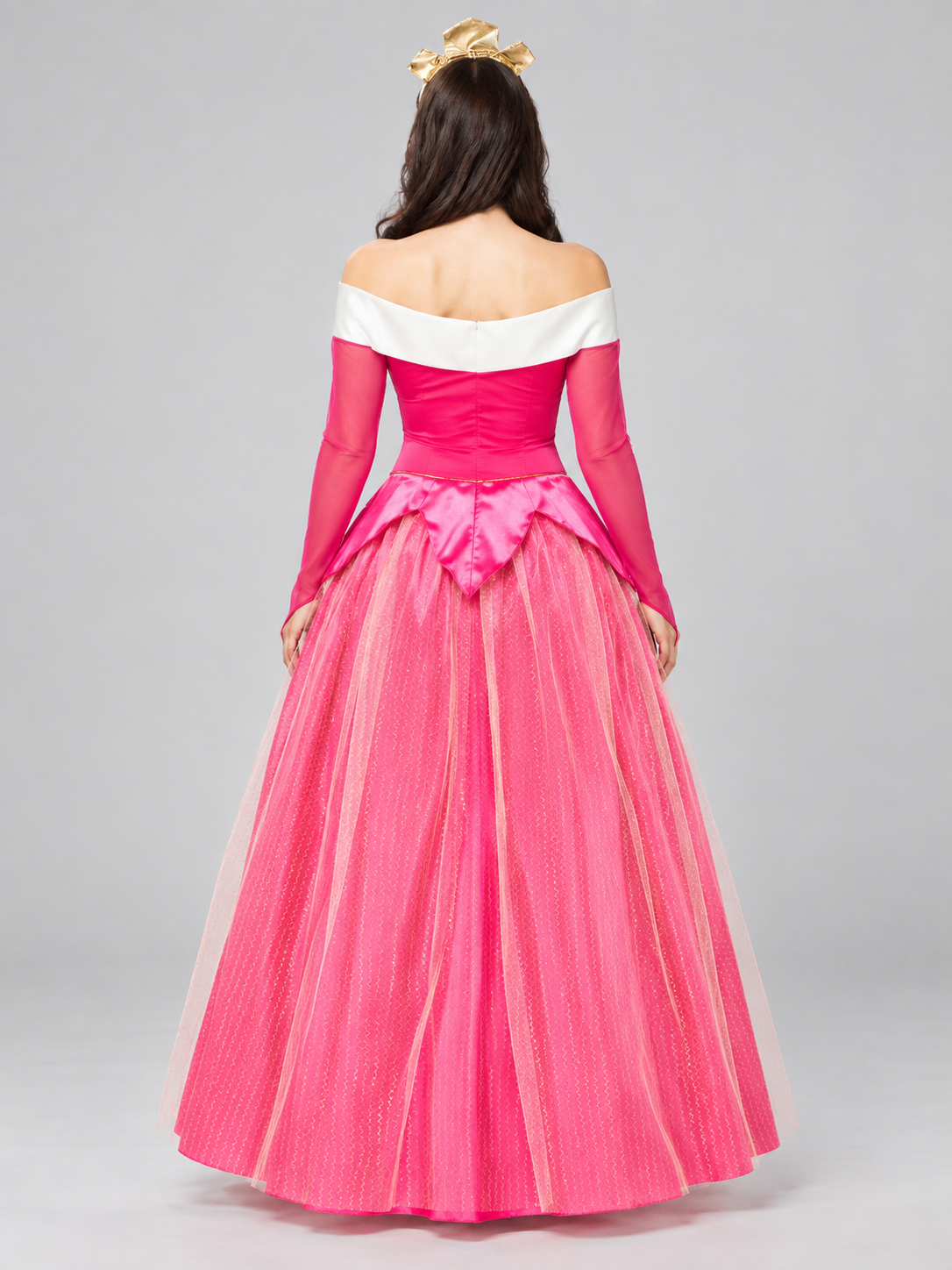 Bright pink costume dress for role-playing games