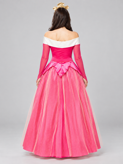 Bright pink costume dress for role-playing games