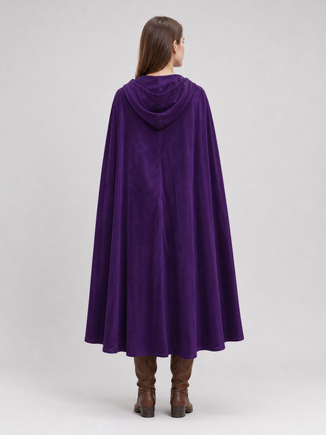 Purple Costume Cloak with Hood