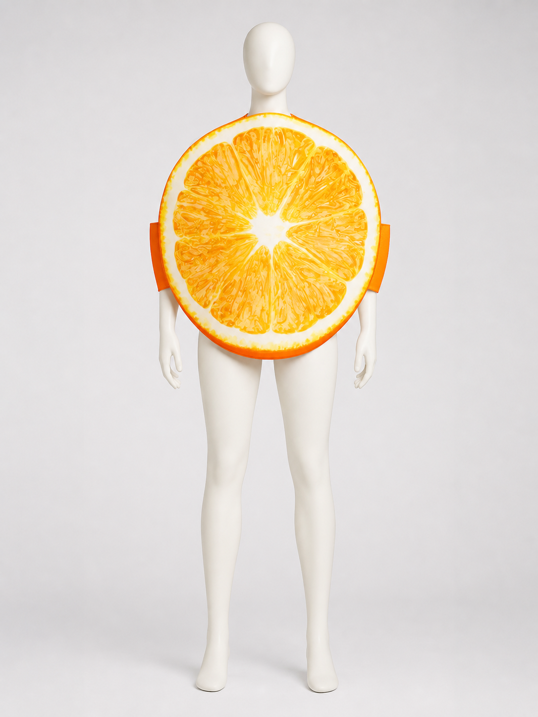 Orange Slice Halloween Costume, One Size back view