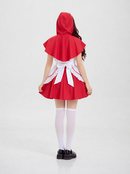 Little Red Riding Hood Costume with Cape and Apron