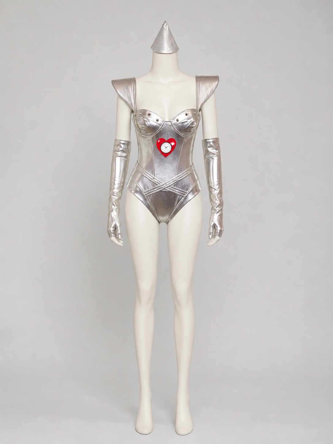 Silver Space Character Cosplay Costume back view