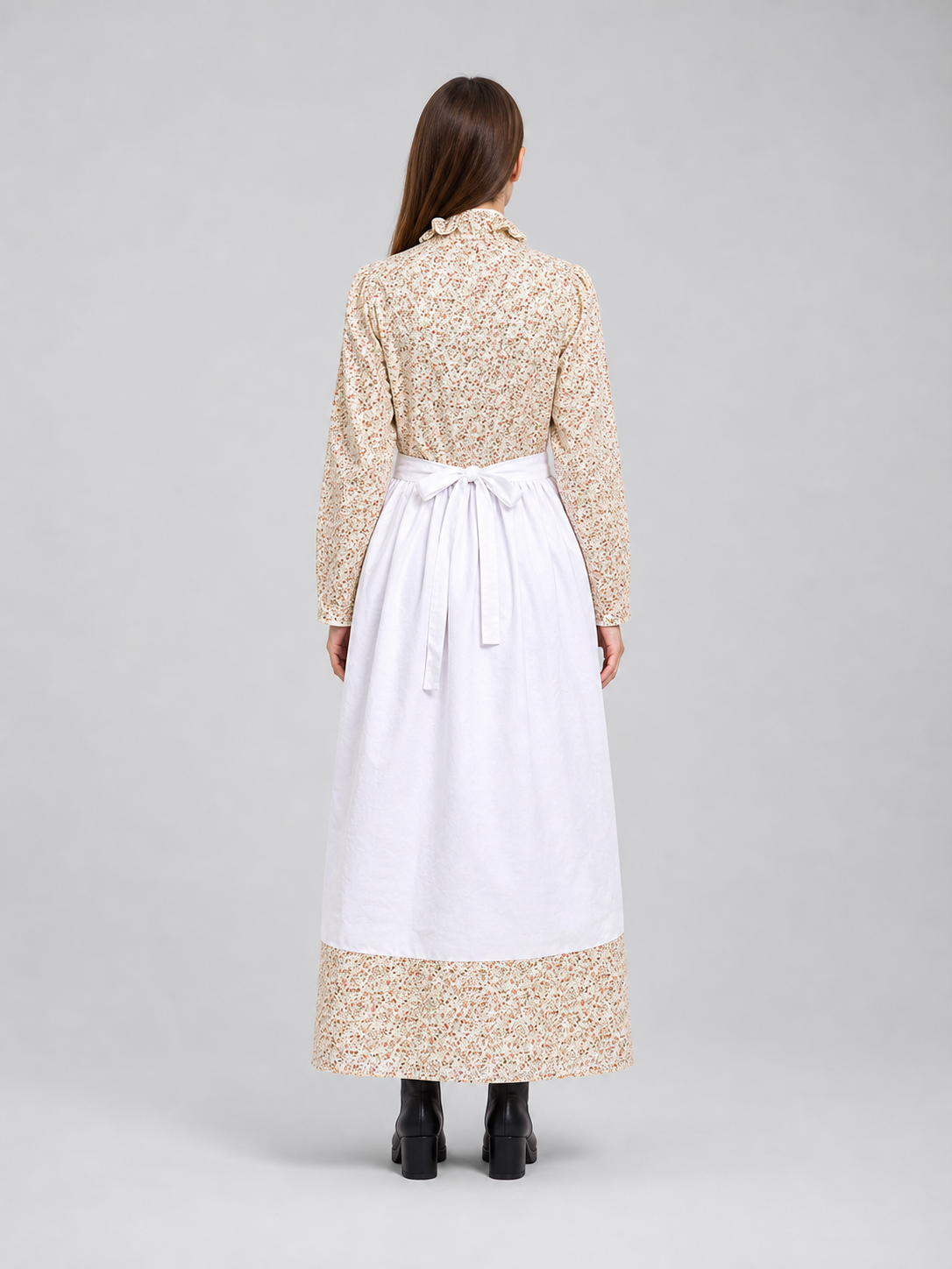 Carnival Costume Dress “Wolf Grandma” with Apron