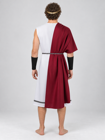 Ancient Greek Costume with an Asymmetrical Robe