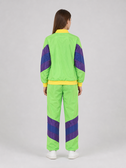 Retro Stage Costume Set: Jacket and Pants back view