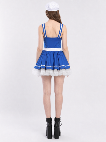 Sailor Costume Dress with Hat and Emblem