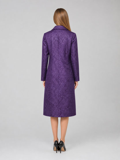 Joker Costume: Long Purple Coat