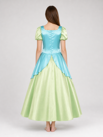 Cinderella Cosplay Costume: Dress with Bow and Headband