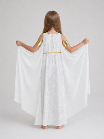 Ancient Greek Style Costume Dress with Wreath