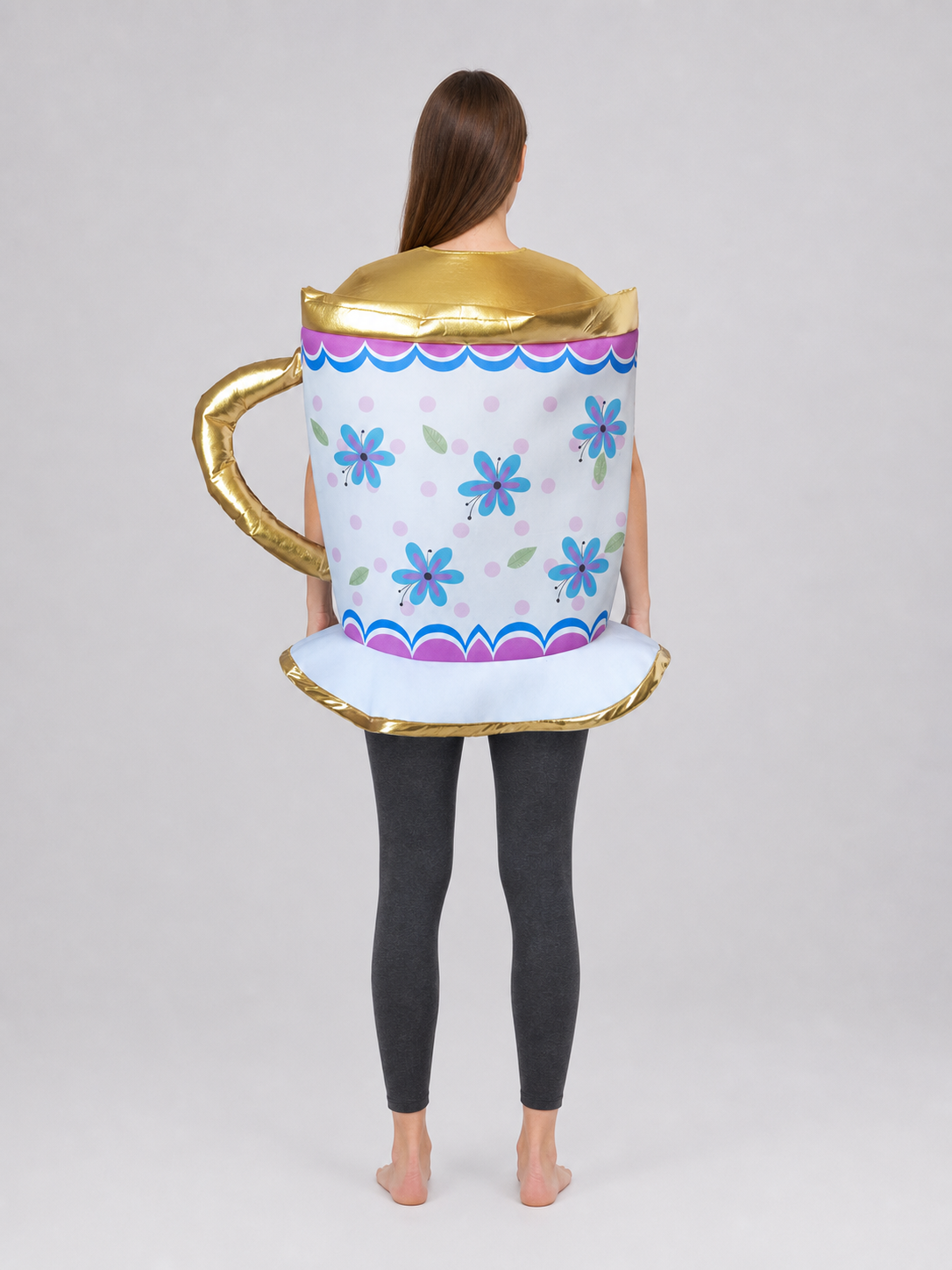 Teacup Carnival Costume with Floral Pattern